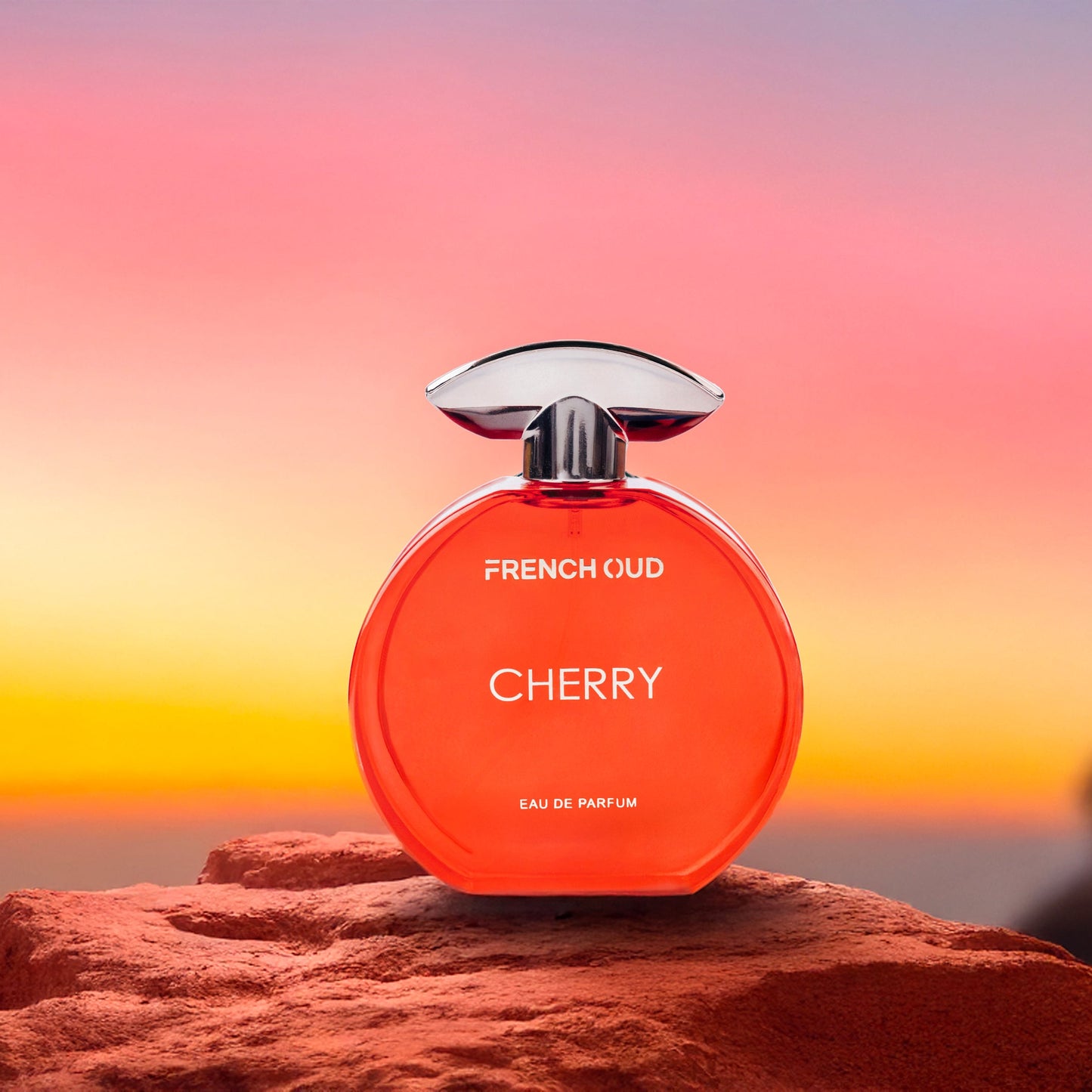 CHERRY Eau de Parfum – A vibrant women’s fragrance with cherry, caramel, and amber notes in a luxe bottle by Armondae"

