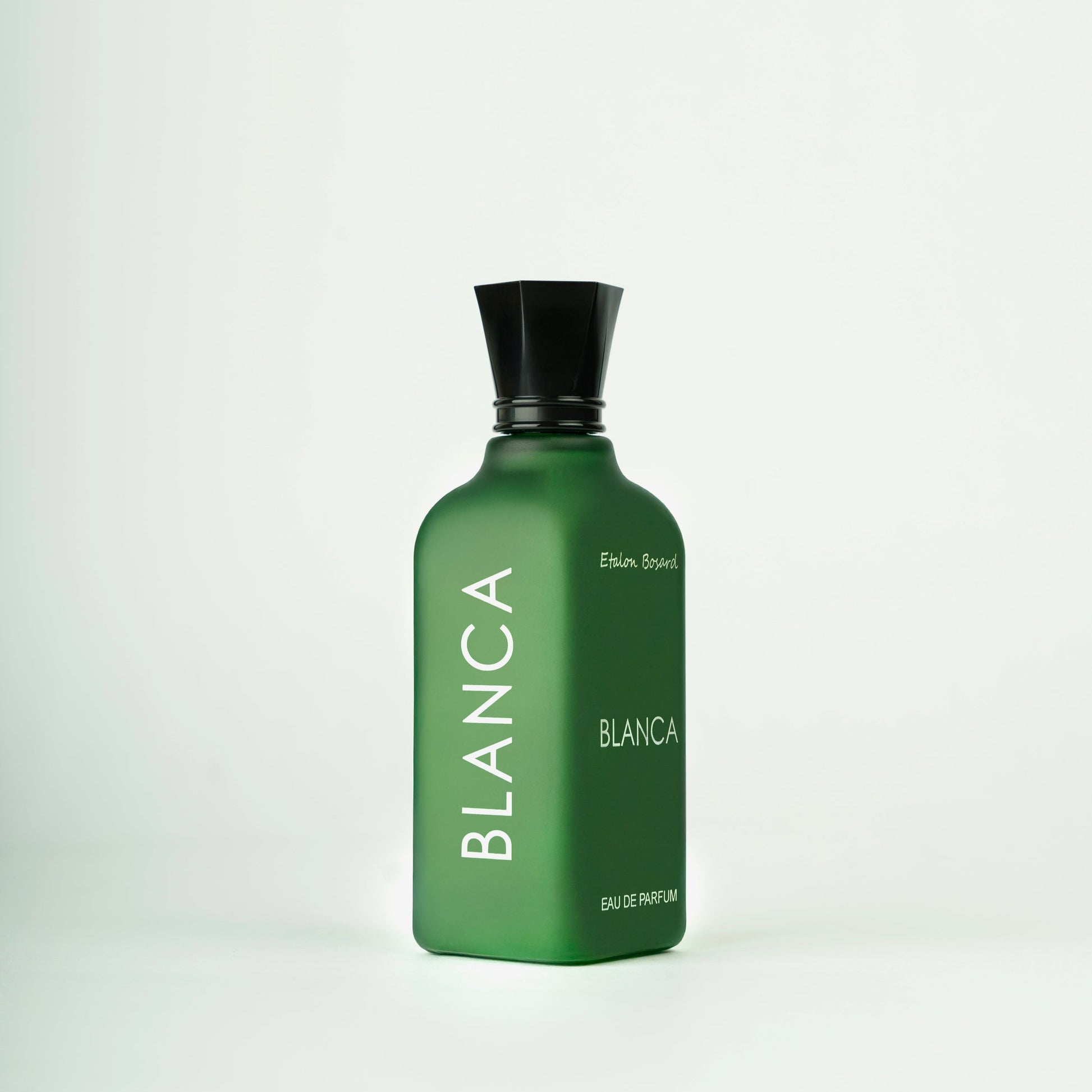 "BLANCA men’s perfume bottle – luxury fragrance with notes of grapefruit, leather, vetiver"
