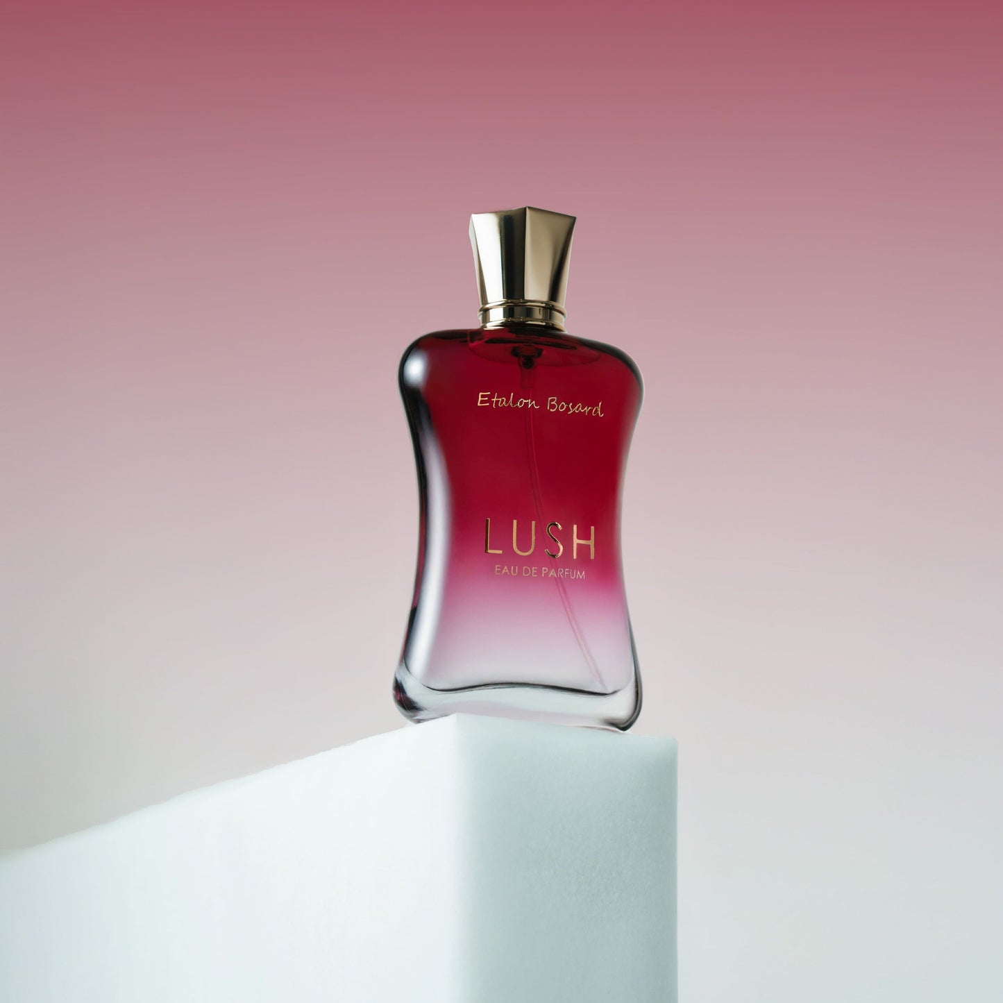 "LUSH women’s perfume bottle – elegant floral fragrance with pear, rose, vanilla, and musk notes by Armondae"